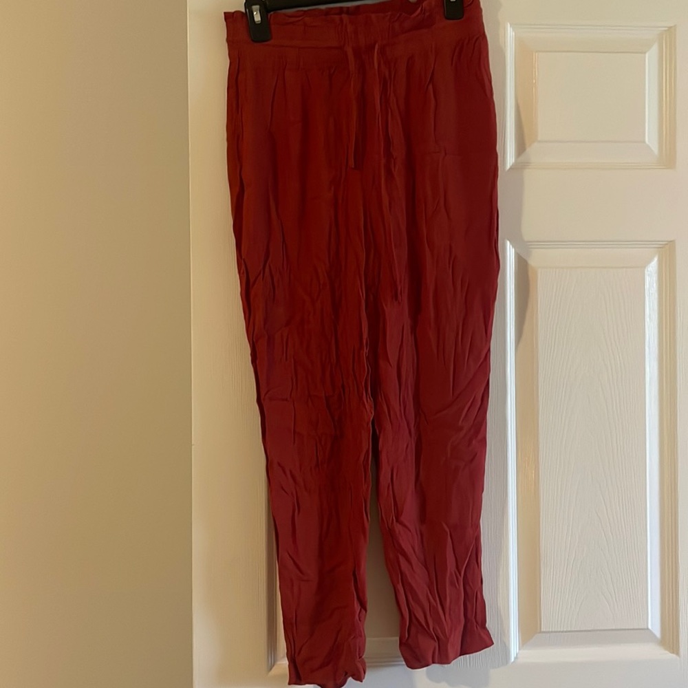 Red/orange Abercrombie and Fitch Pants